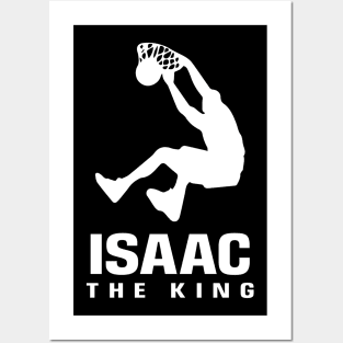 Isaac Custom Player Basketball Your Name The King Posters and Art